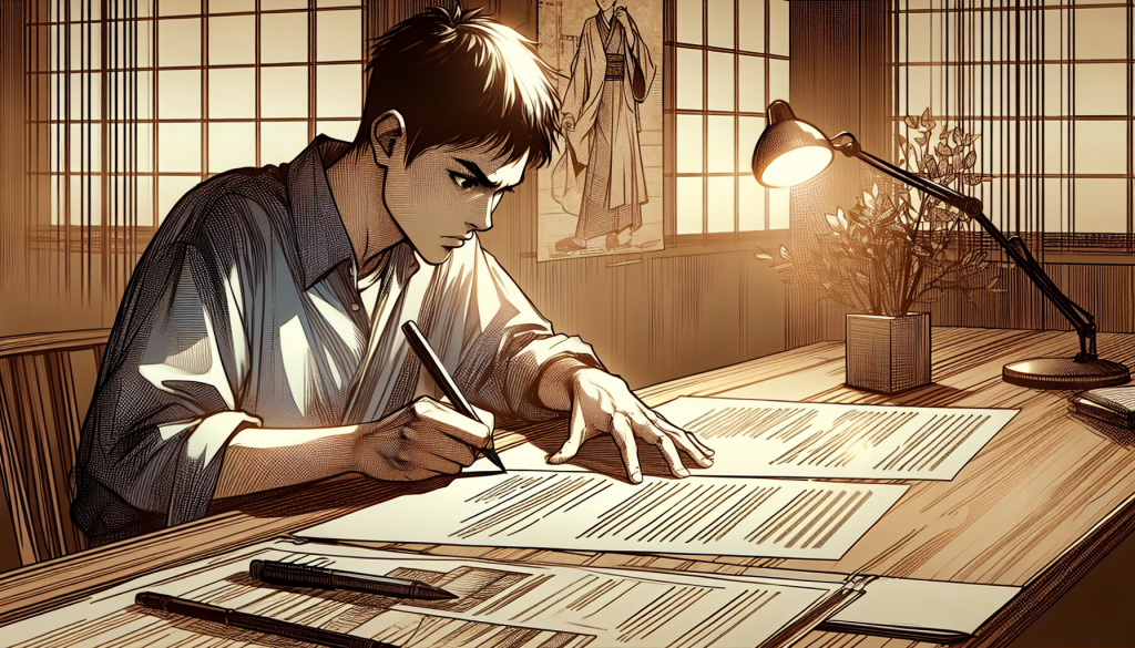 A person planning their future with confidence