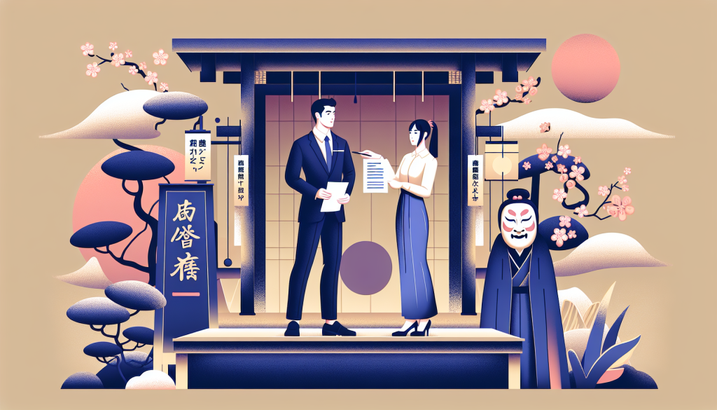 A presenter receiving feedback