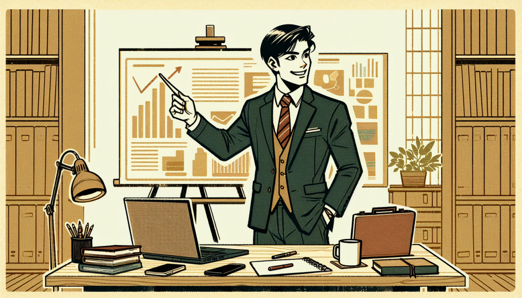 A person giving a presentation at work