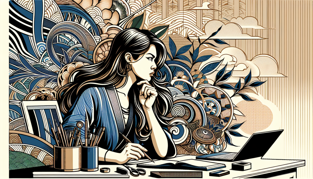 An entrepreneur using positive affirmations