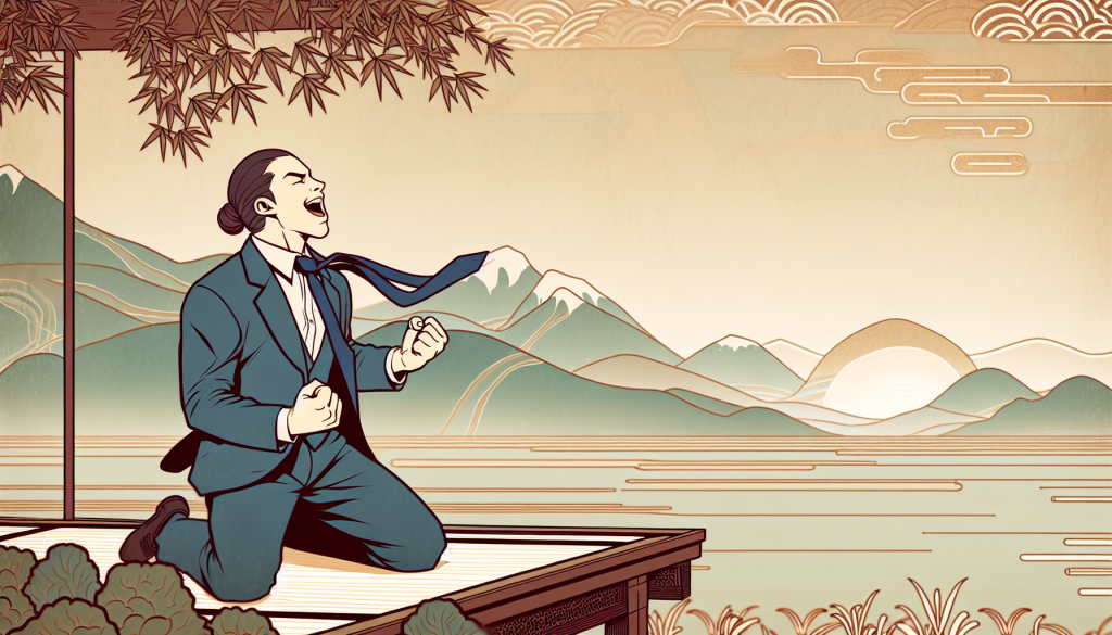 A person feeling motivated