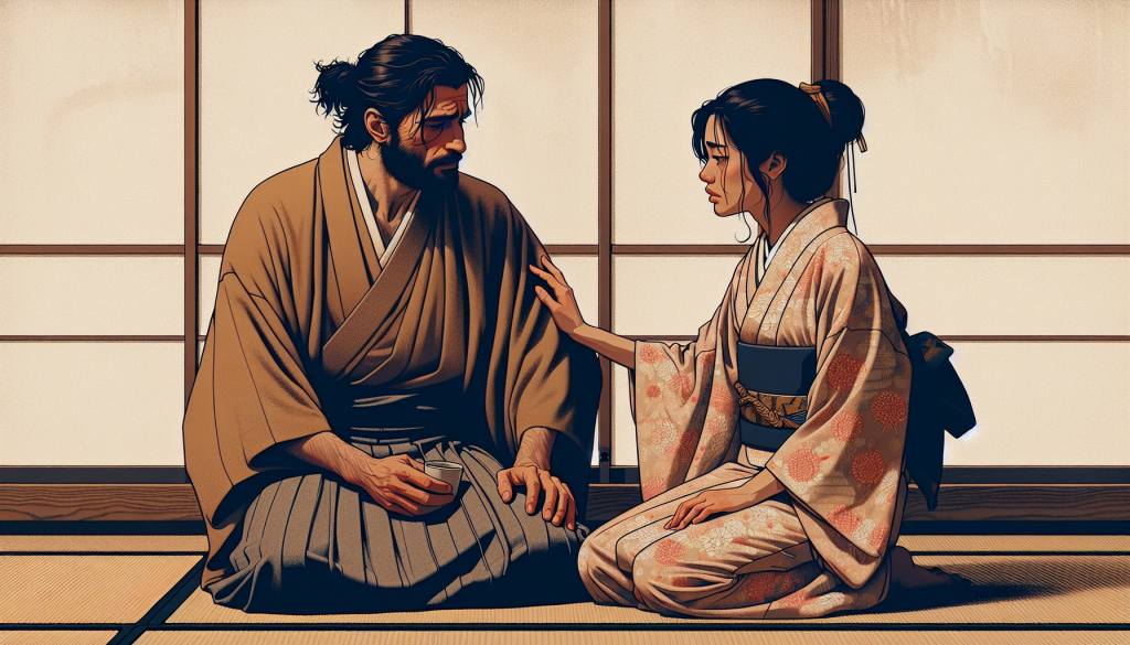 Someone empathizing with a friend