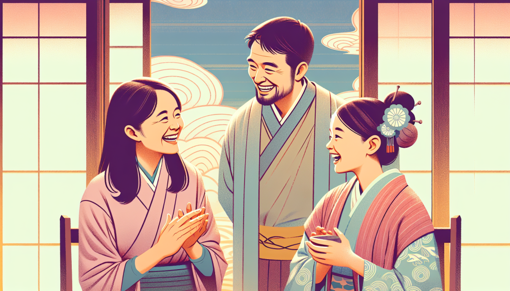 happy people interacting